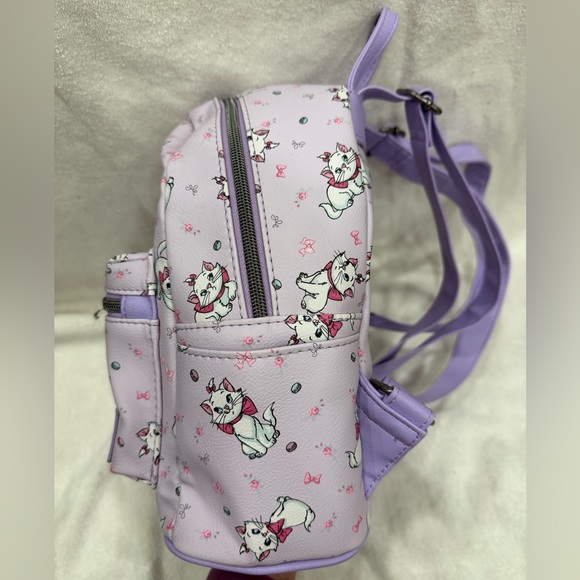 Loungefly Marie Aristocats Purple Mini Backpack - Picture 2 of 11